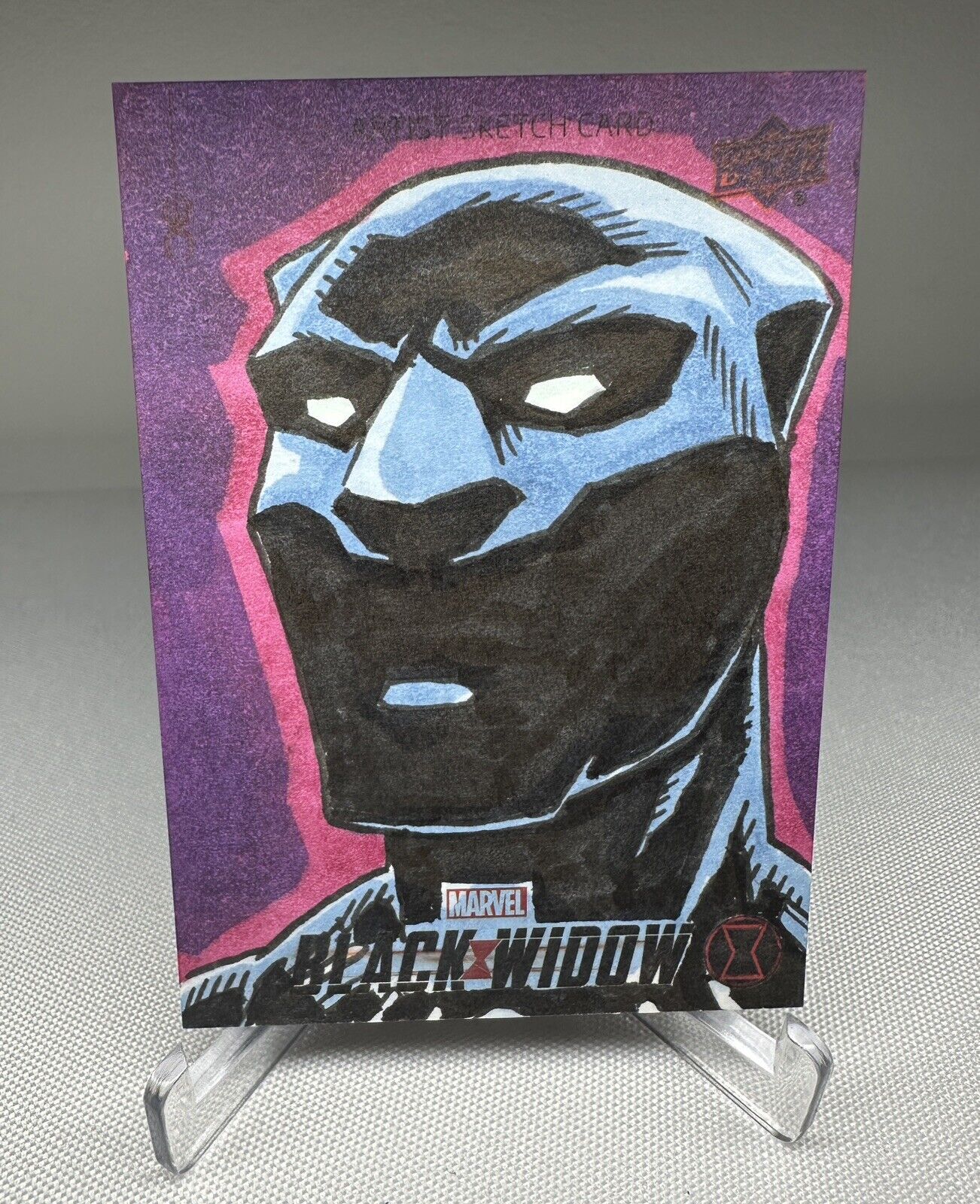 2020 Upper Deck Marvel Chadwick Boseman Black Panther Sketch Card 1/1