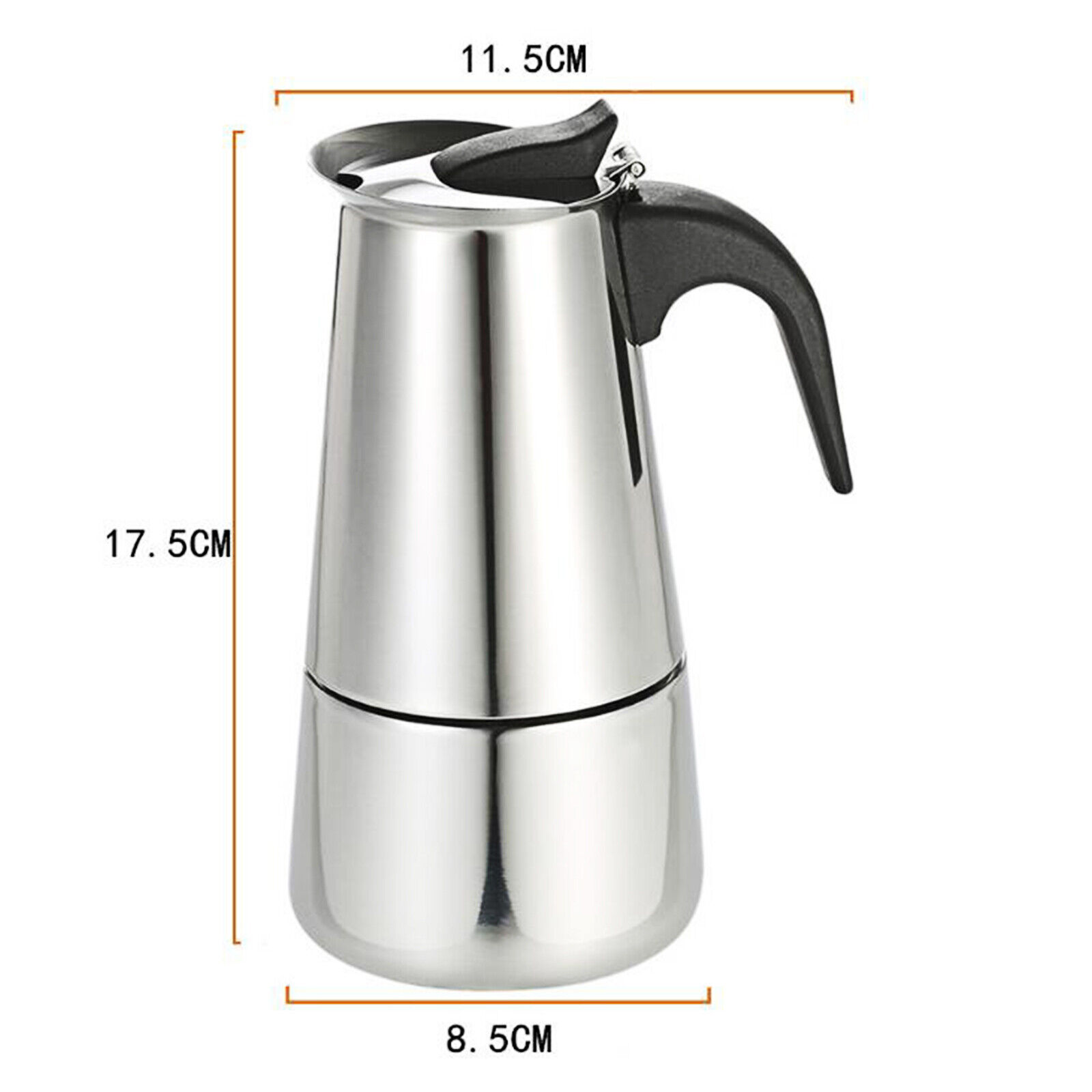 Coffee Maker Pot 4/6/9 Cup Stainless Steel Espresso Percolator Stovetop HOT