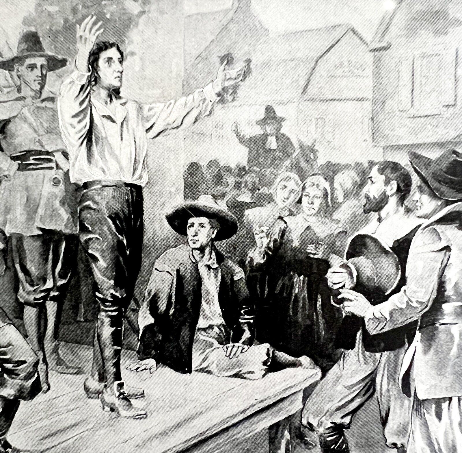 Execution Of Rev Stephen Burrows 1899 Victorian American History Ephemera DWZ2