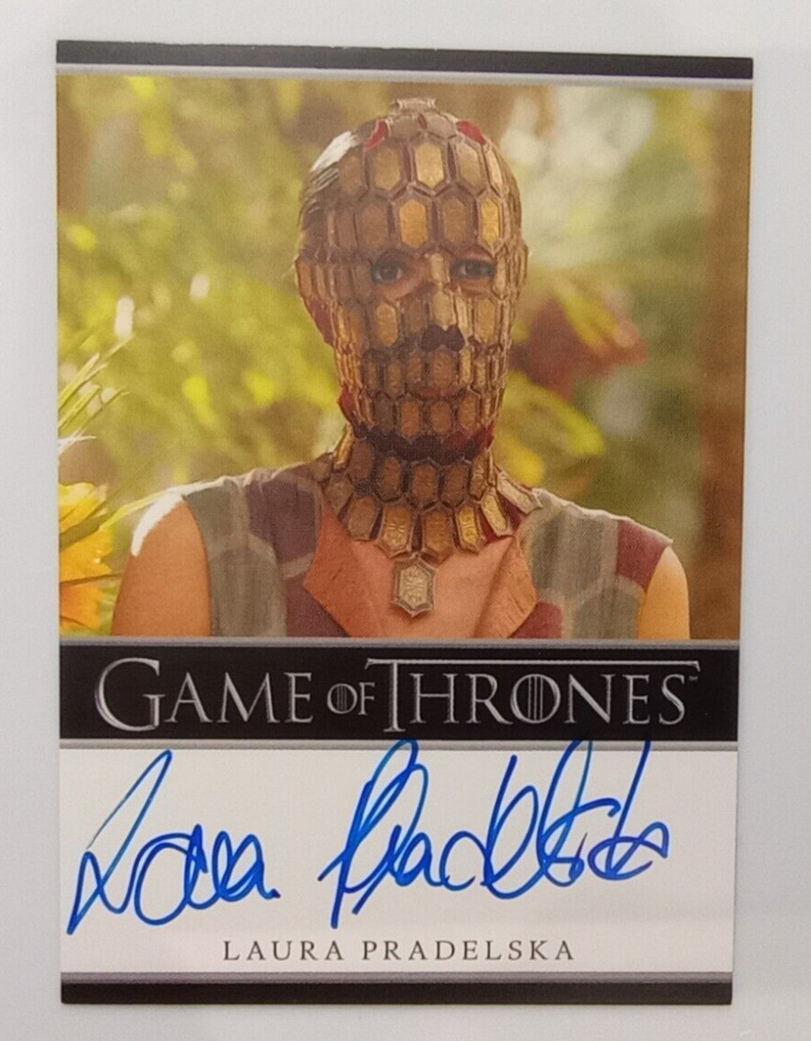 ©2012 Game of Thrones Season 2 Laura Pradelska as Quaithe Autograph Card