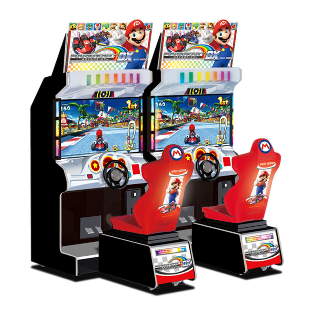 Namco Pair of Mario Kart Arcade GP DX Driving Racing Game