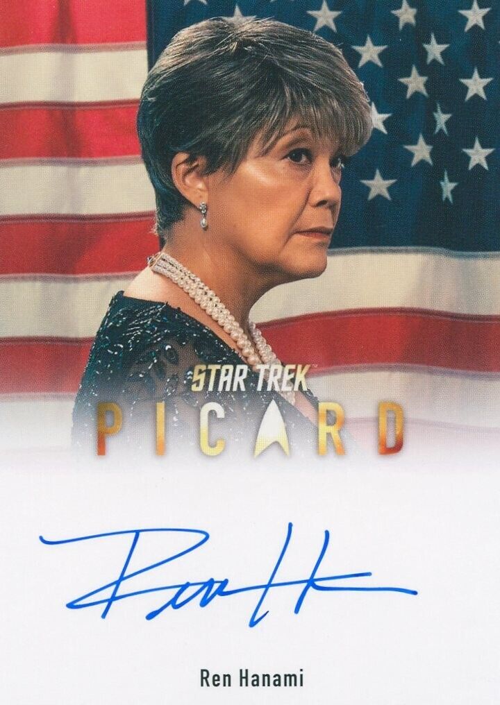 LE Star Trek Picard S2&3 Autograph card A56 of Ren Hanami as Director Lee CCC