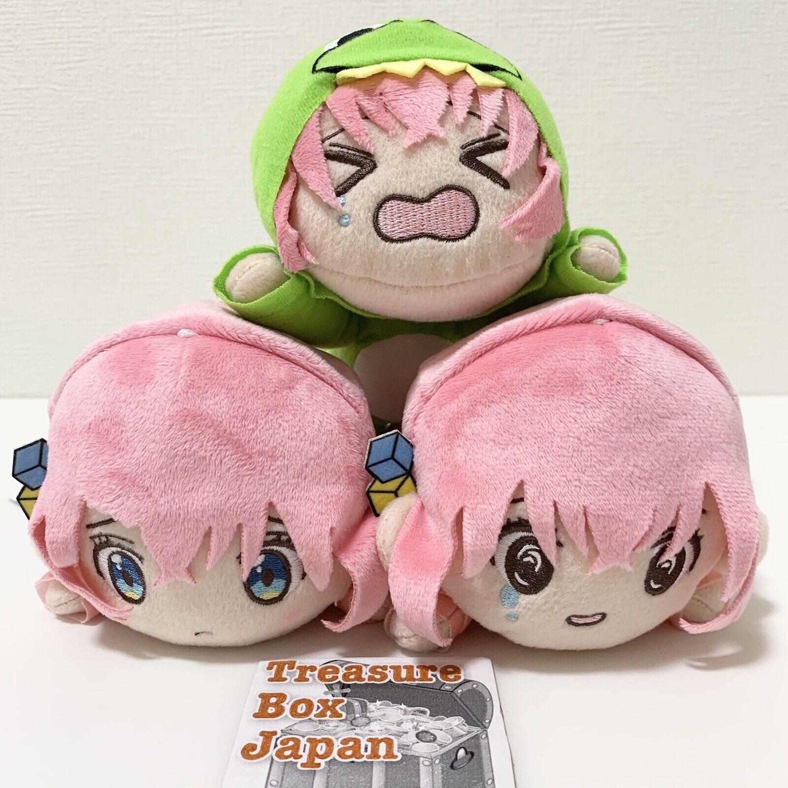 Bocchi the Rock Lying Down Nesoberi Mini Plush Doll 3 Types Set Hitori Goto