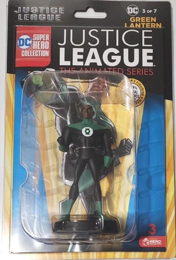 DC Comics Justice League Green Lantern Super Hero Figure #3 w/ Comics - NEW