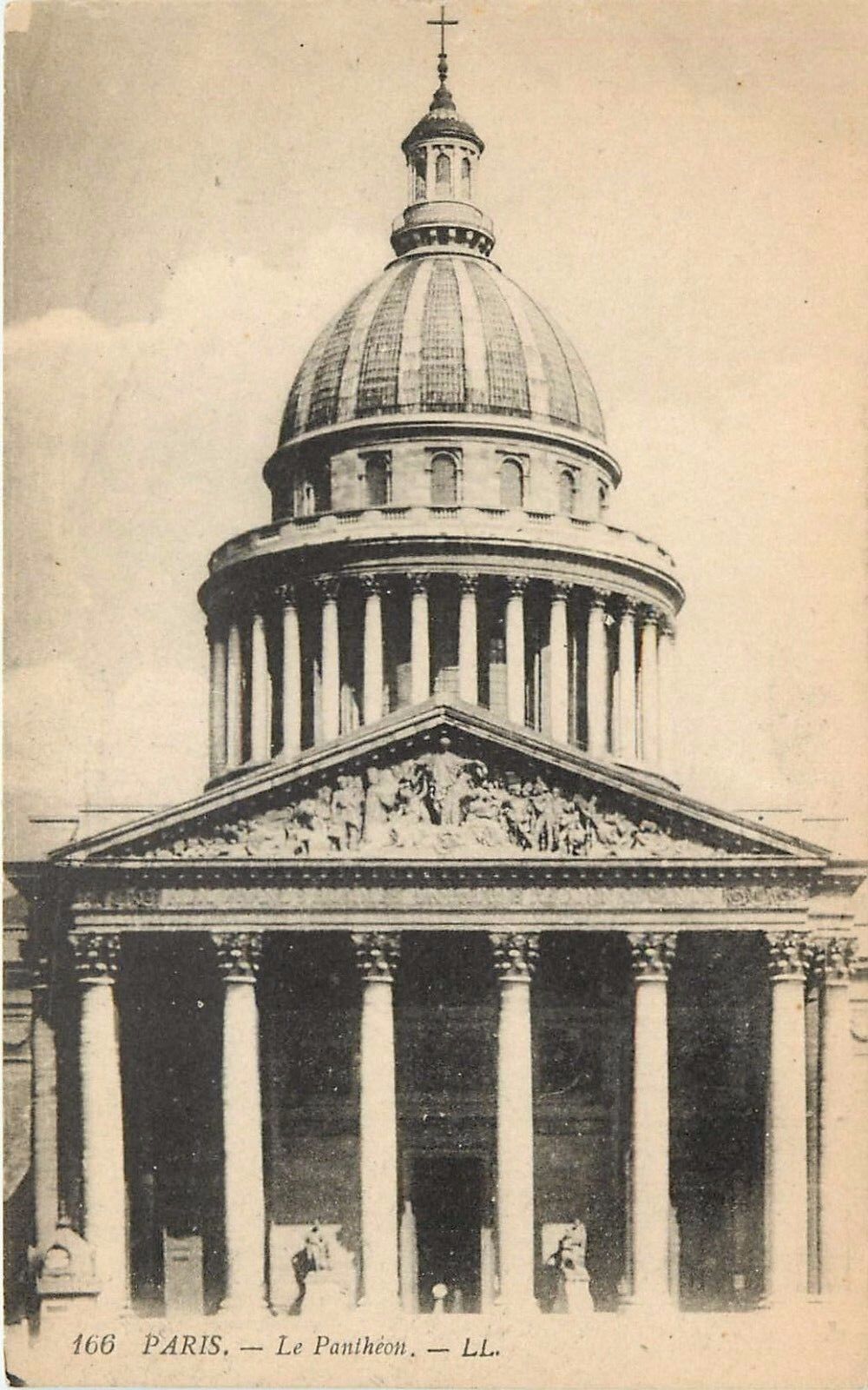 Paris France Le Pantheon Postcard