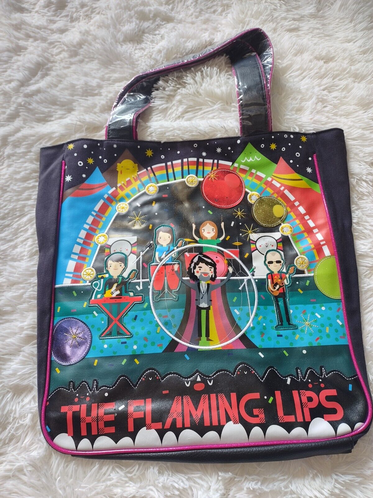The Flaming Lips - Limited Edition Custom Tote Bag - Designed by Michelle Romo