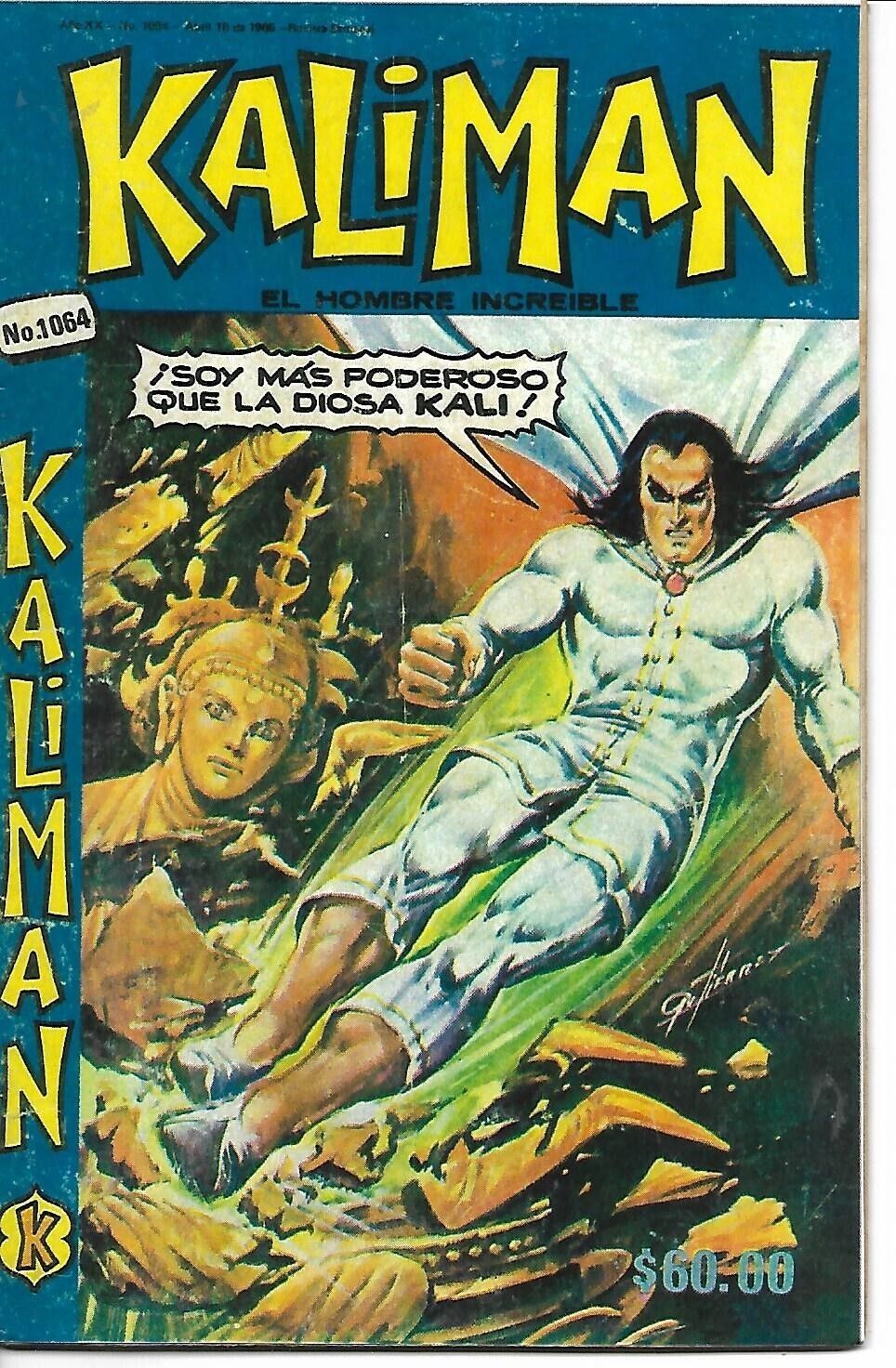 Kaliman El Hombre Increible #1064 - Abril 18, 1986