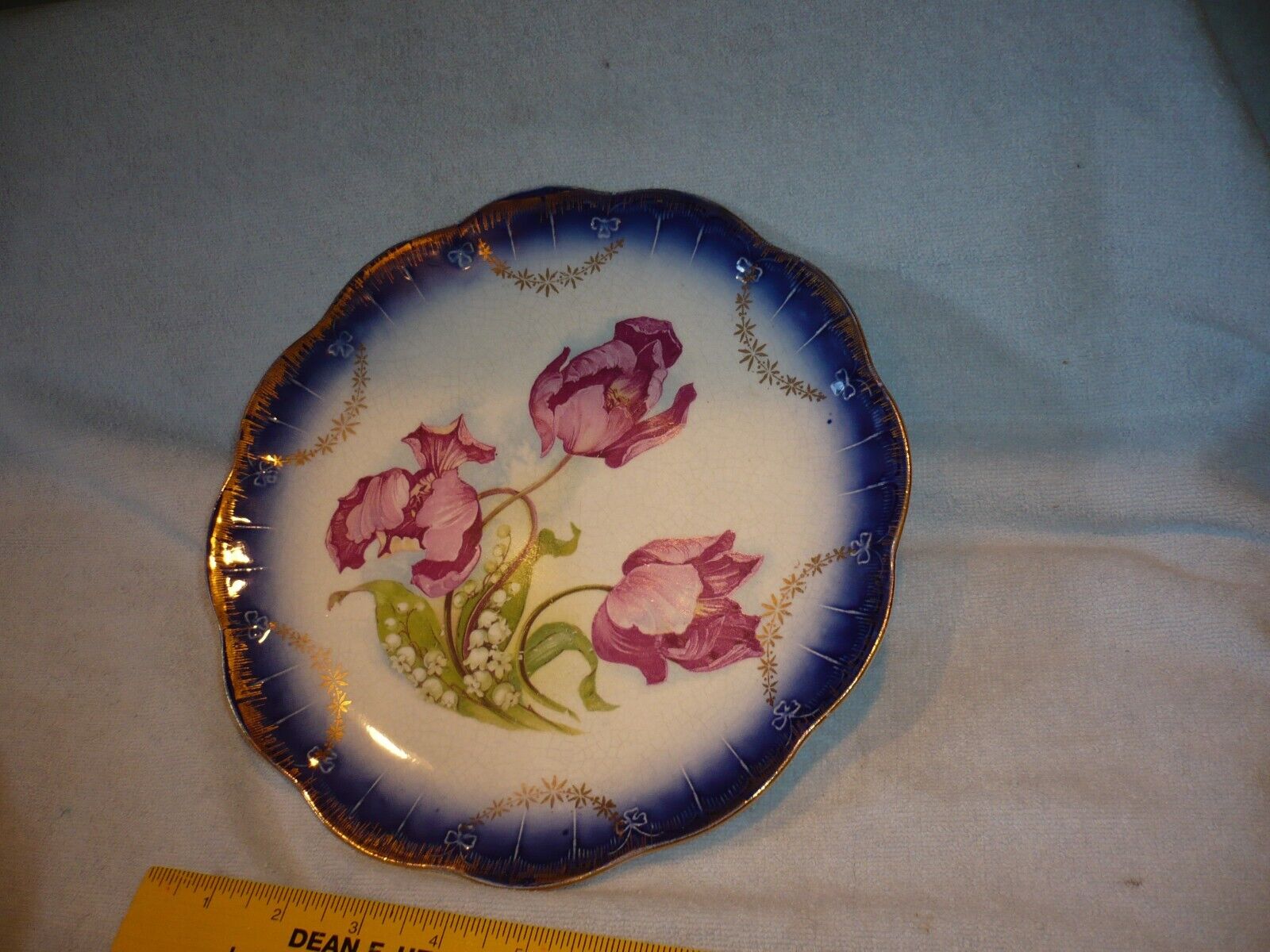 Stegmaier Brewing Company  wilkes barre china plate with flowers