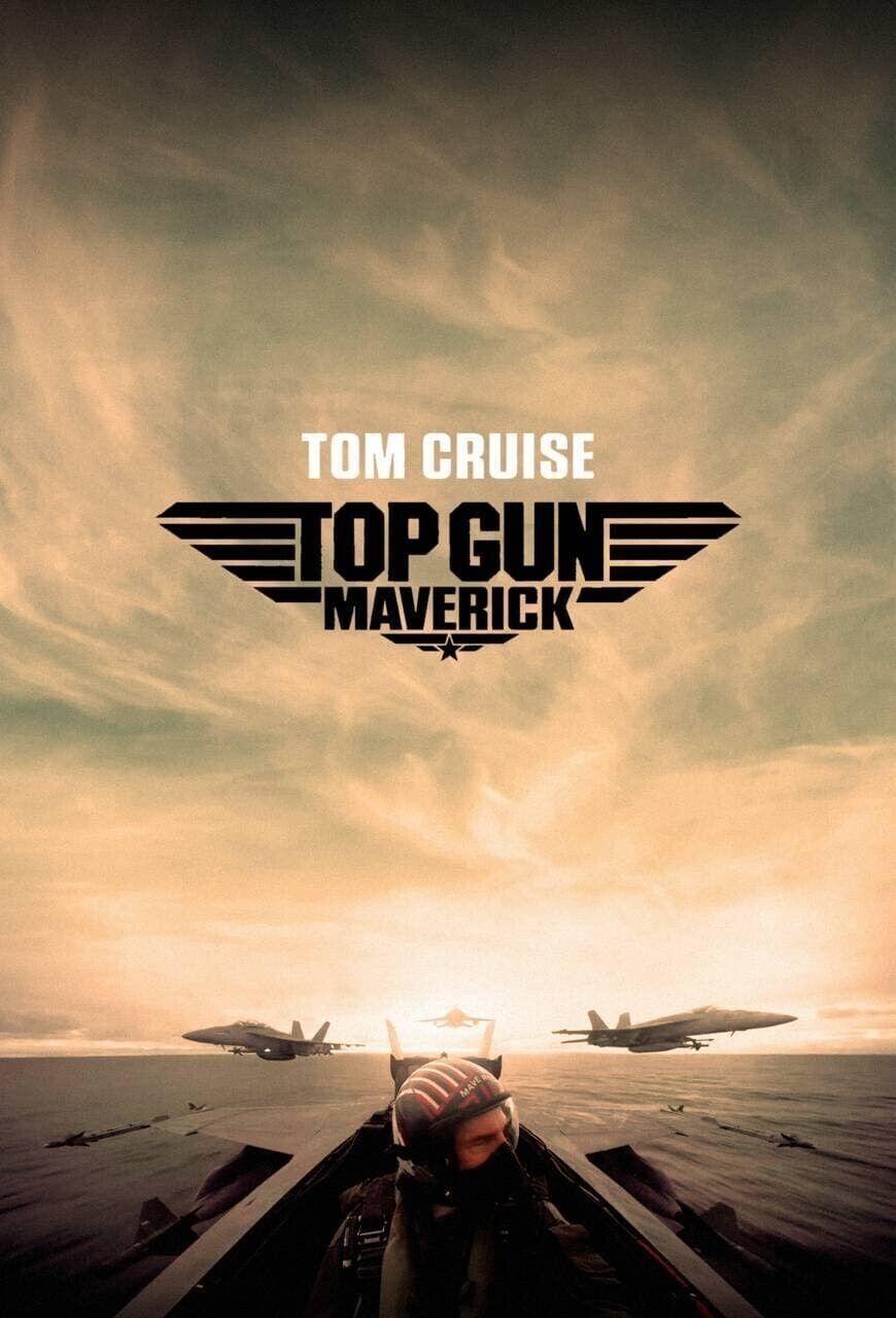 TOP GUN MAVERICK TOM CRUISE POSTER 45X32CM CINEMA 2022