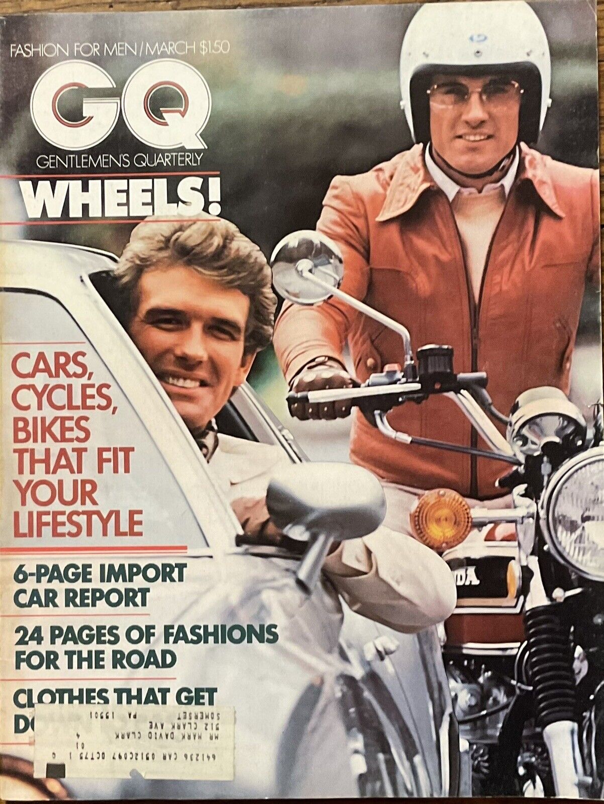 March 1975 GQ GENTLEMANS QUARTERLY Cars, Cycles, Bikes, Imported Cars Report