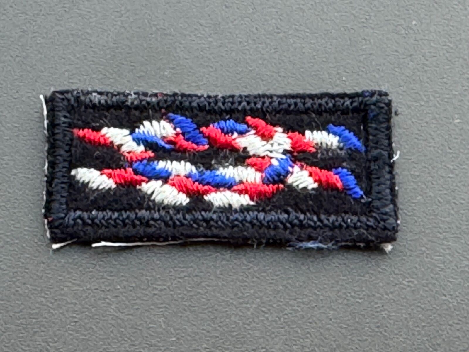 BSA, Vintage Sea Scout/Cub Leader Eagle Scout Square Knot Award Patch, Navy Wool