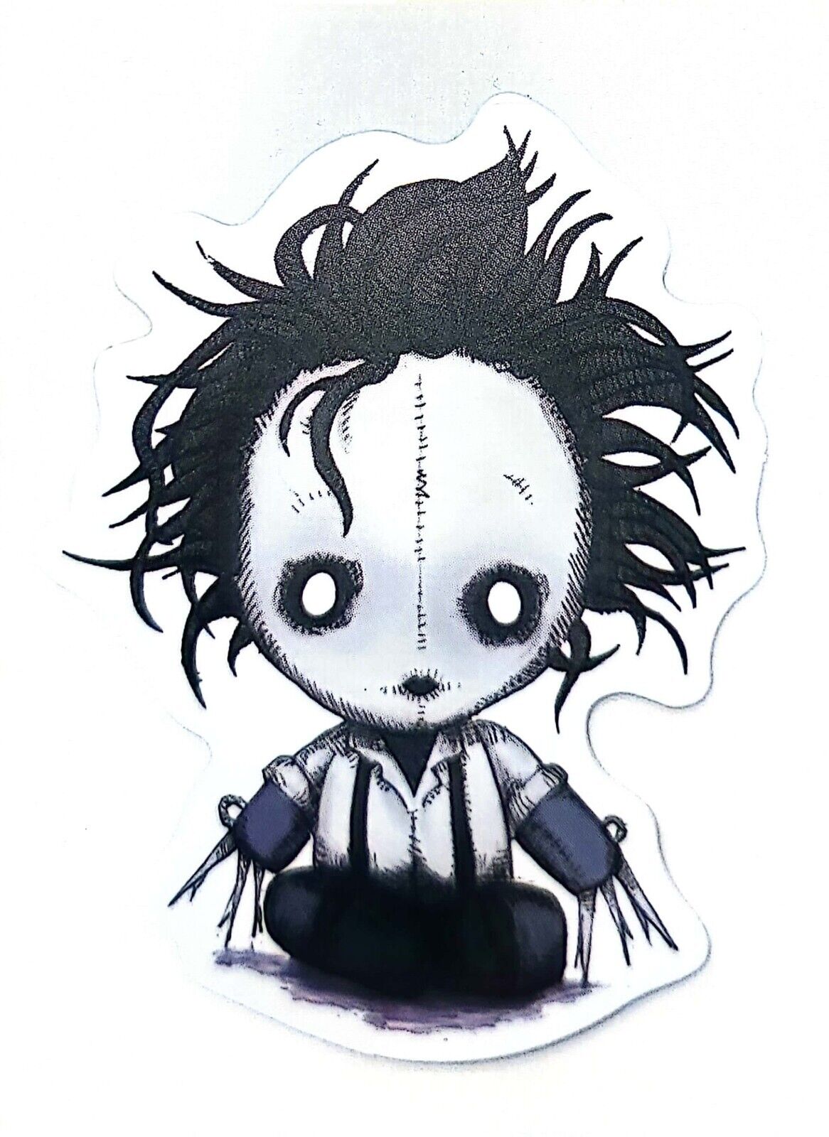 Edward Scissorhands Johnny Depp Anime Manga Horror Water Resistant Sticker