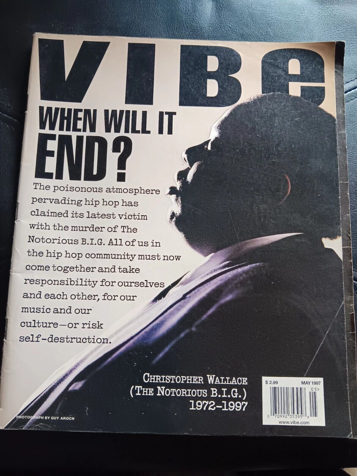 VIBE Magazine May 1997 Notorious B.I.G. RIP Bad Boy Death Row