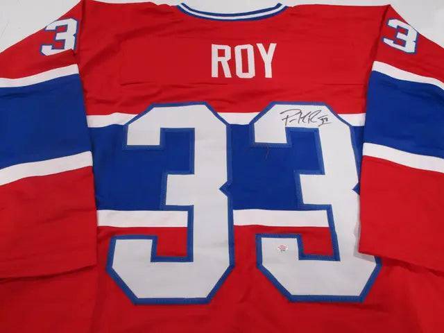 Patrick Roy of the Montreal Canadiens signed autographed hockey jersey PAAS COA