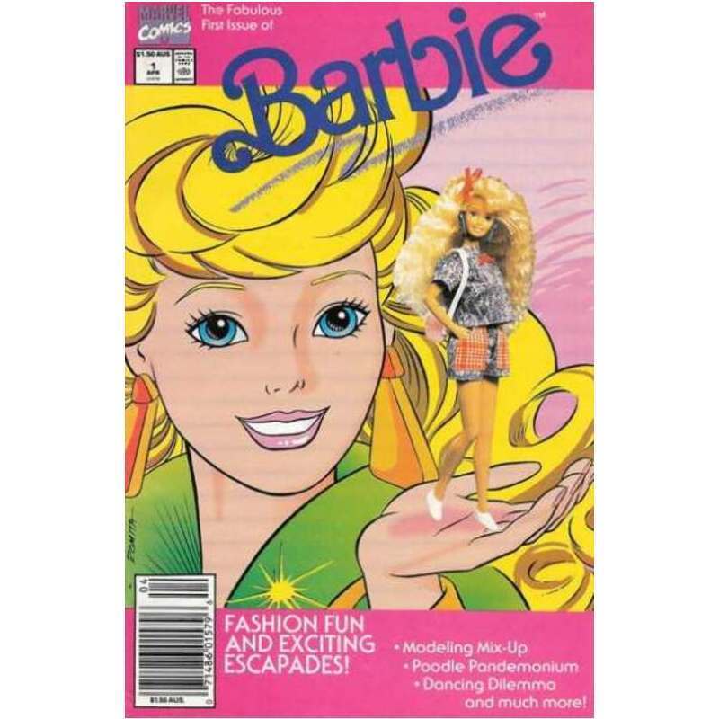 Barbie #1 Newsstand in Near Mint condition. Marvel comics [y'