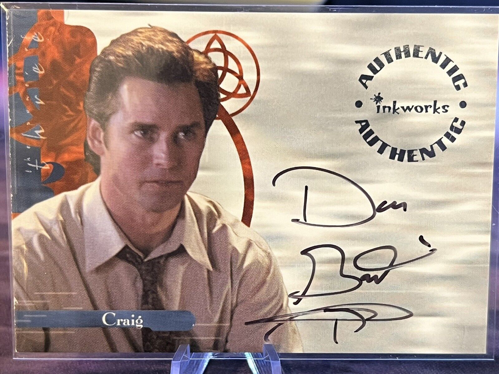 DAN GAUTHIER Craig 2003 CHARMED Power Of Three AUTOGRAPH CHASE CARD A12 Auto