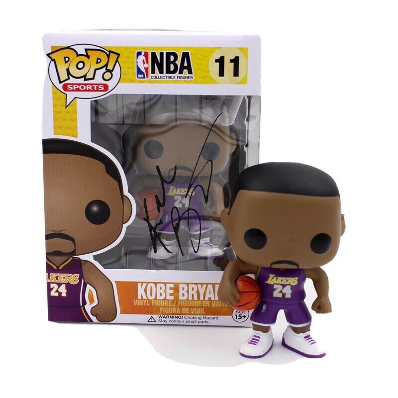 Kobe Bryant LA Lakers Facsimile Autographed Funko Pop