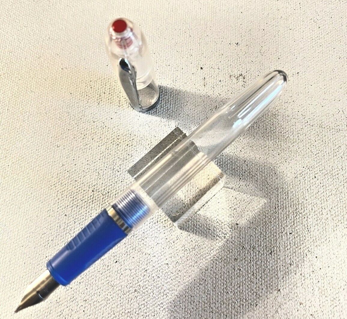 1 New/Vintage Sheaffer School fountain Pen FINE nib + Cartridge New condition