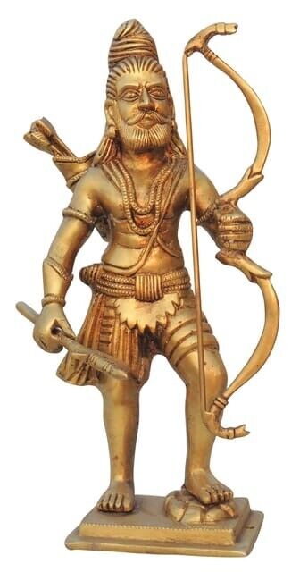 Brass Showpiece Parshuram God Idol Statue