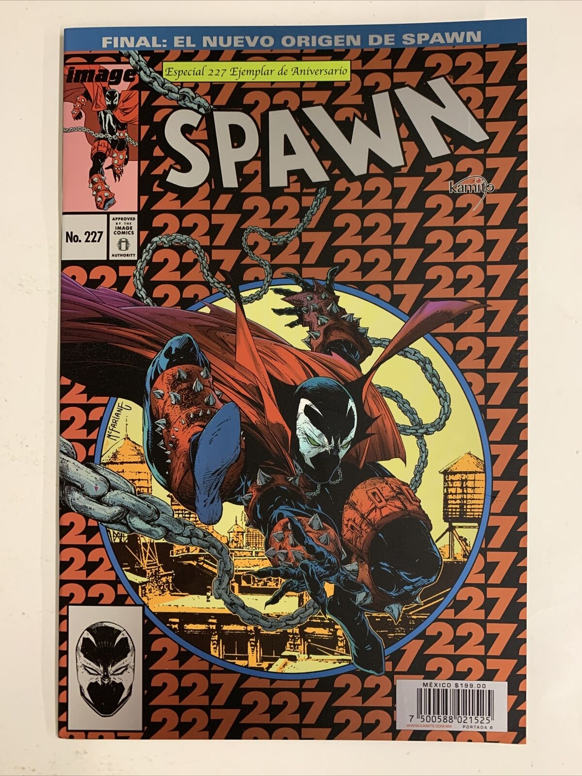 SPAWN #227 - Todd McFarlane - Amazing Spider-Man Homage Cover - NM Mexican Foil