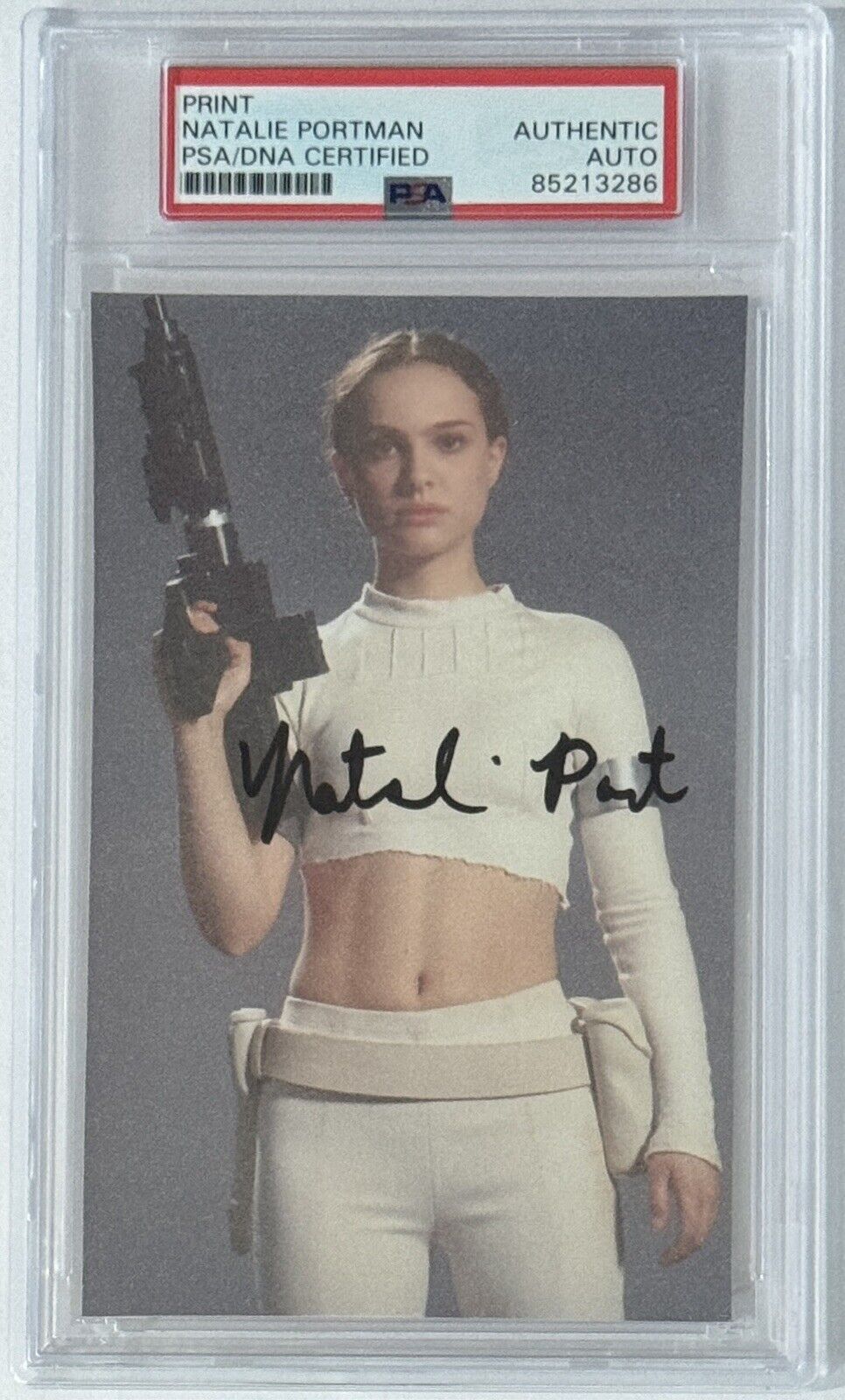 Natalie Portman SIGNED Star Wars Padme Amidala Print Picture PSA DNA Autographed