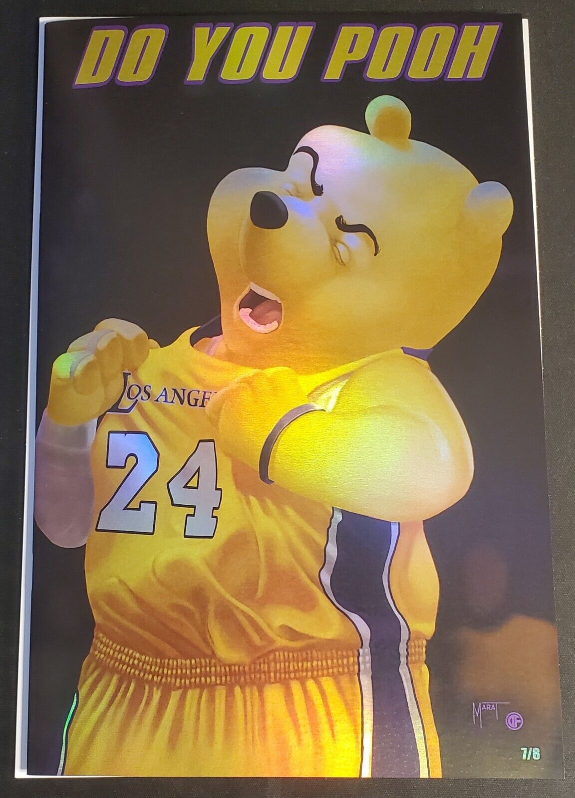 Kobe Bryant Do You Pooh Foil LA Comic Con Exclusive. Numbered 7/8  NM+