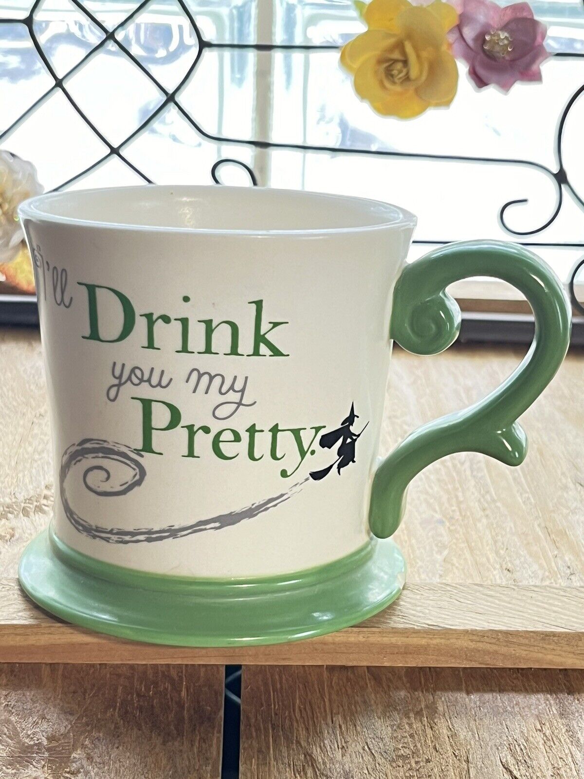 Hallmark Wizard Of Oz I’ll Drink You My Pretty Wicked Witch Ceramic Mug Cup  NEW