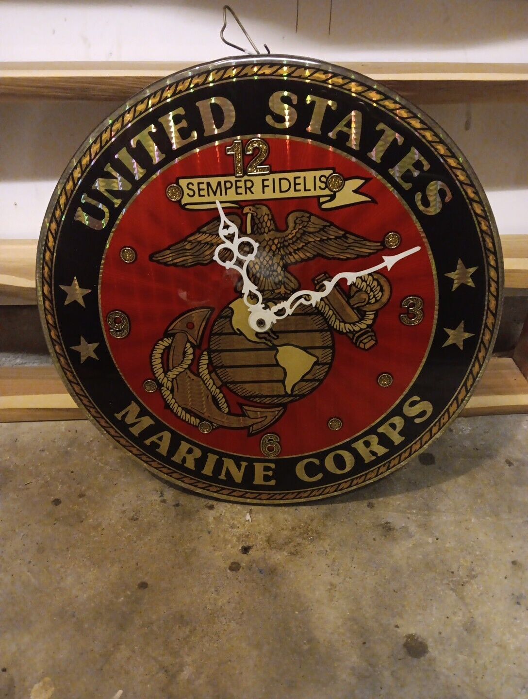 United States Marines Corp Clock