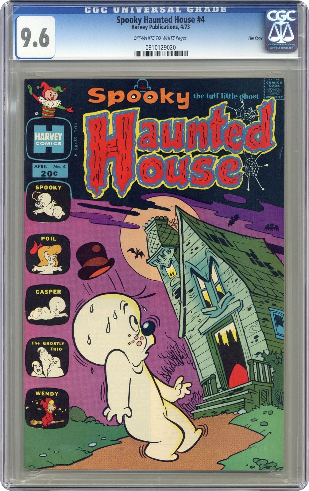 Spooky Haunted House #4 CGC 9.6 1973 0910129020
