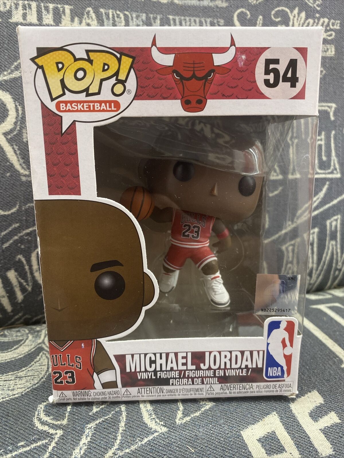 Funko Pop Michael Jordan #54 Chicago Bulls Jumpman with 0.5mm Soft Protector