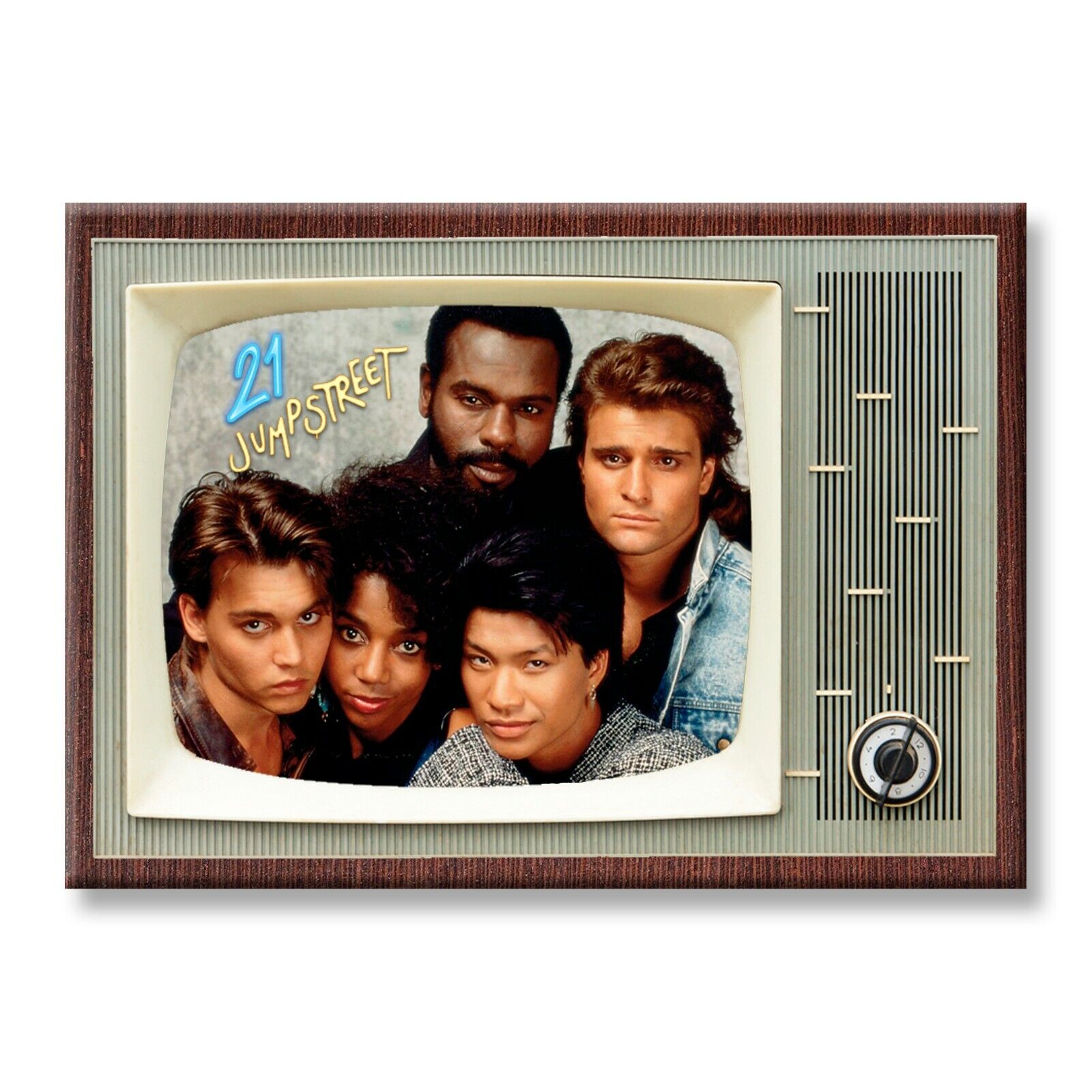 21 JUMP STREET TV Show Classic TV 3.5 inches x 2.5 inches FRIDGE MAGNET