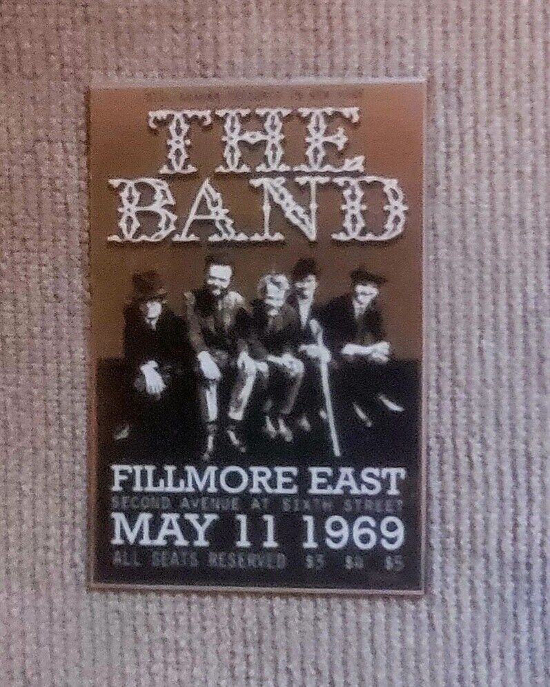 The Band Fillmore East 1969 Refrigerator Magnet Rock Music Photo 