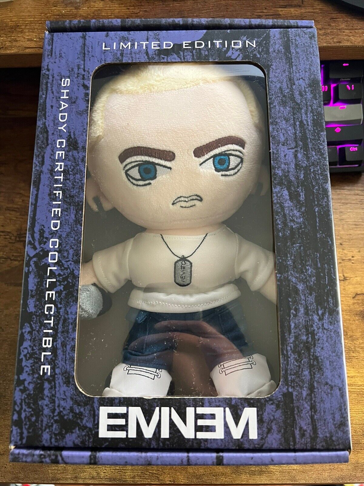 NEW Eminem Plush Doll Slim Shady LP 25th Anniversary SSLP25 2024 *IN HAND*