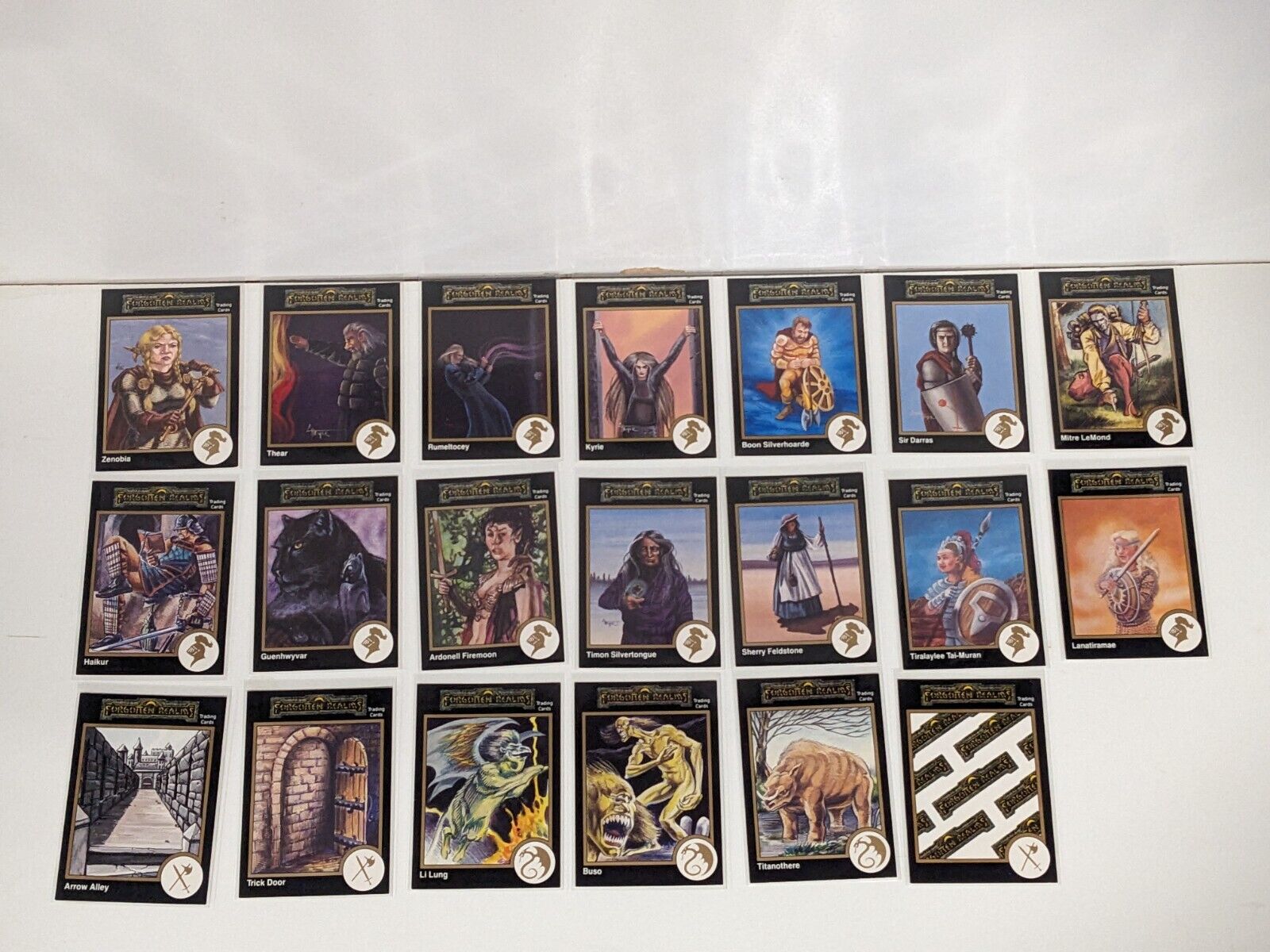 1992 TSR Advanced Dungeons & Dragons Forgotten Realms Trading Cards 20 CARDS A