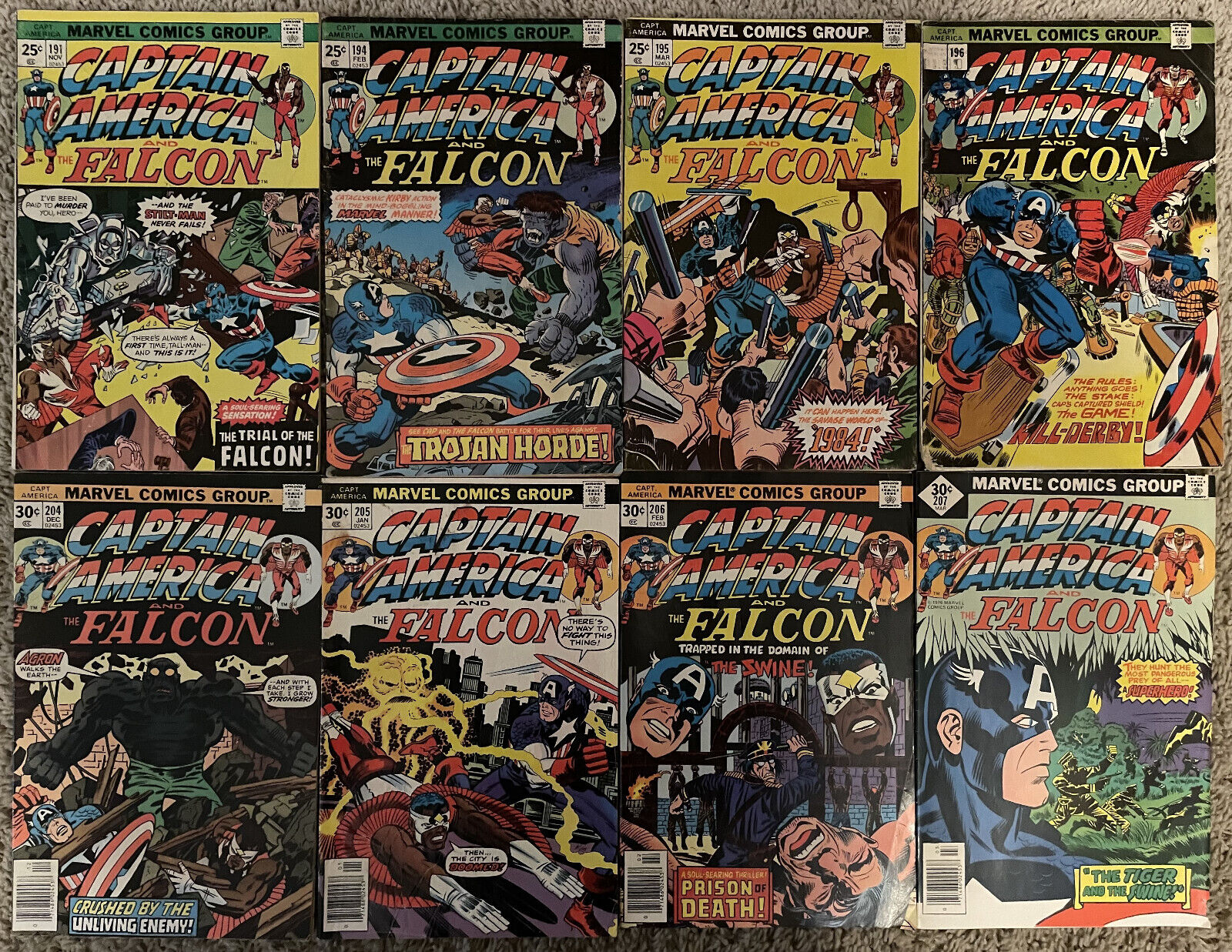 Captain America Lot #2 Marvel comic  series from the 1970s