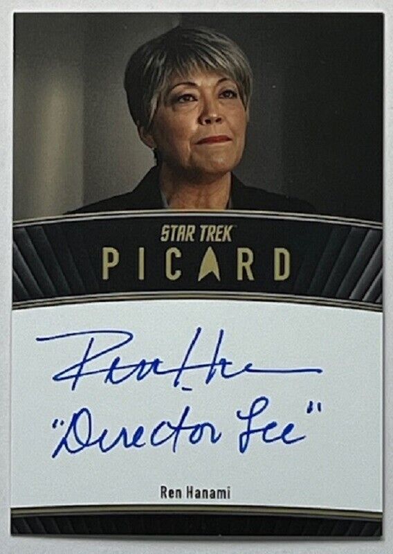 Ren Hanami Inscription autograph from Star Trek Picard Seasons 2 & 3