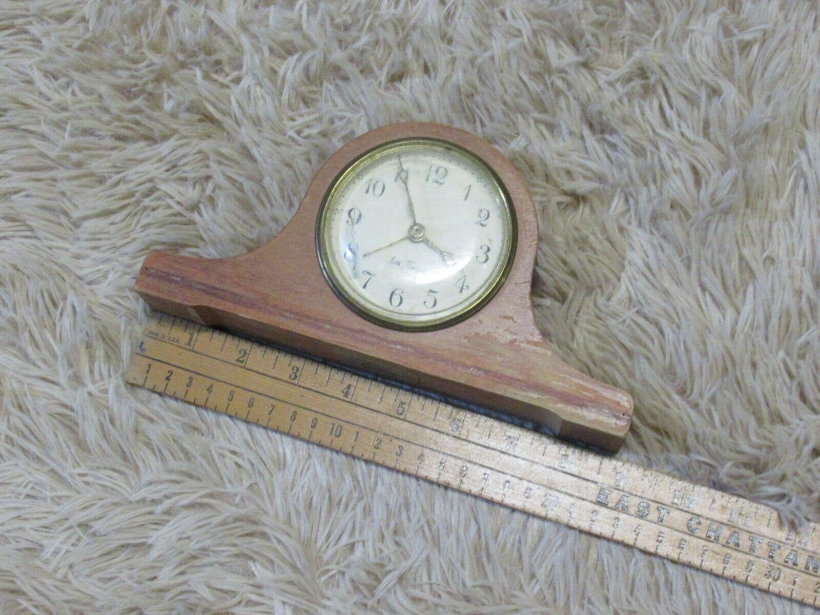 Vtg Seth Thomas Mantelette  Mantle Alarm Clock MODEL 15483