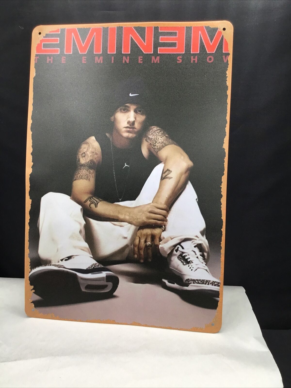 Eminem Rapper HIP-HOP artist Tin Metal sign 8\