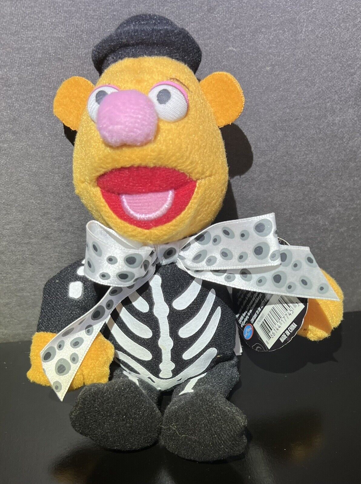 8” Disney Muppets 2013 Fozzie Bear Skeleton plush stuffed animal