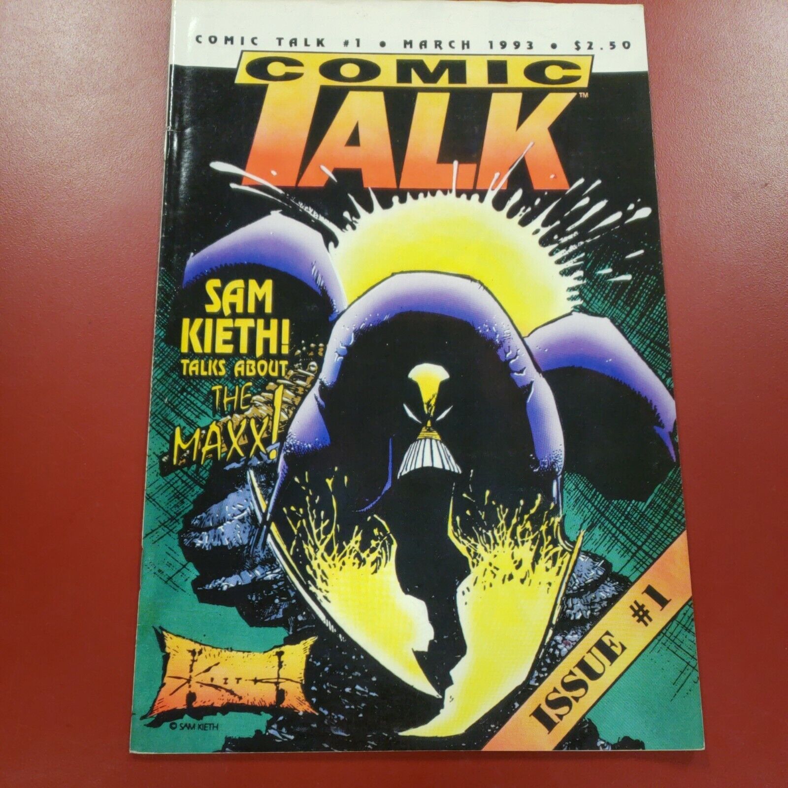 Comic Talk 1, 1993 by Buffalo Books, Rare Interview with Sam Kieth of The Maxx