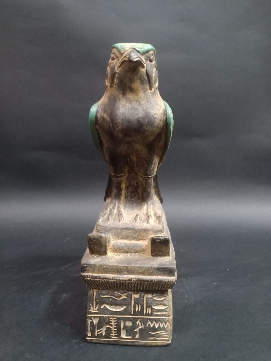 THE RARE KIND FALCON STATUE OF ANCIENT PHARAONIC ANTIQUES For Egyptian God Horus