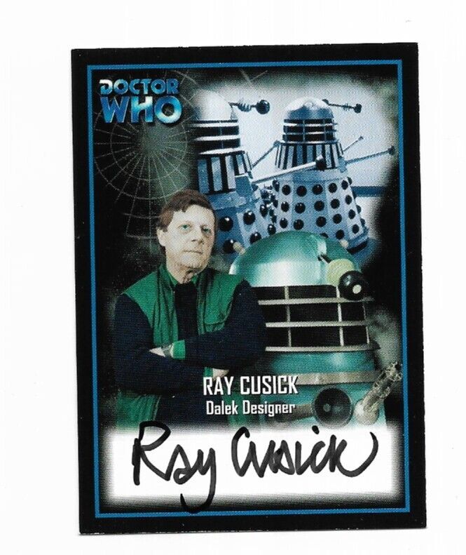2001 Doctor Who The Definitive 2 ~ Autograph Card ~ AU11  Ray Cusick