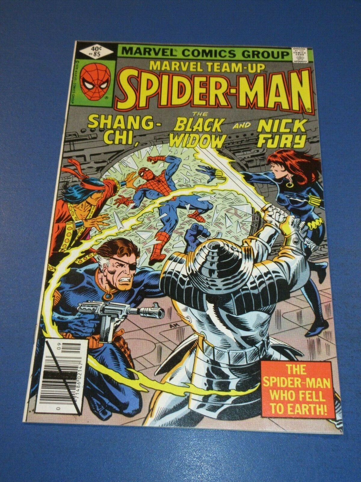 Marvel Team Up #85 Bronze age Black Widow Spider-man VF+ Beauty Shang-Chi