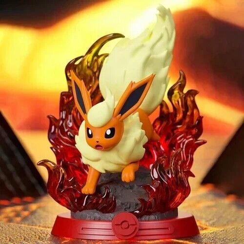Flareon Pokemon Collectible Statue Model Figure
