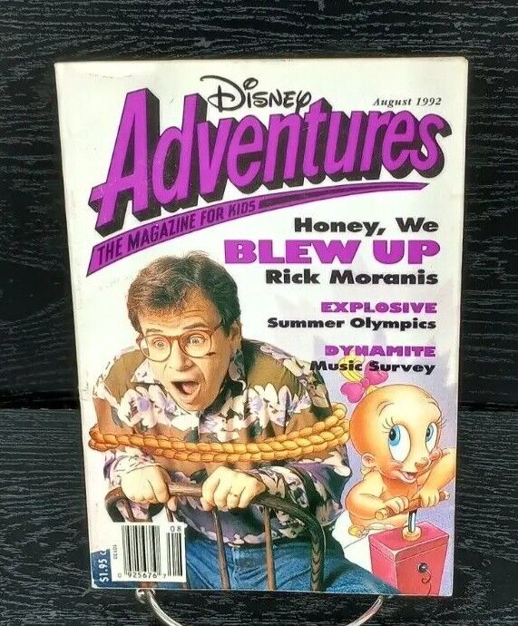 Disney Adventures Magazine Moranis Honey We Blew Up August 1992 Vol 2, No 10