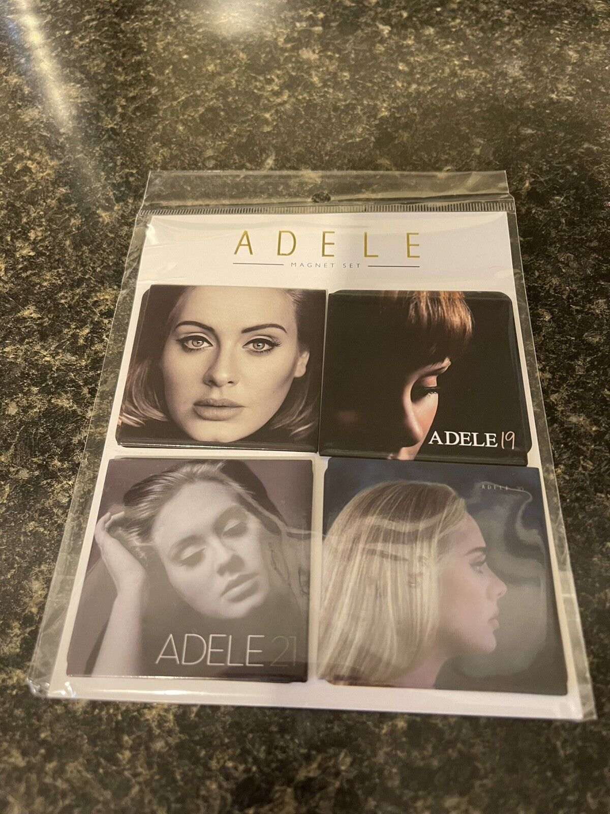 New Adele Magnet Set Las Vegas Weekend with Adele 4 Pack Collector Magnets