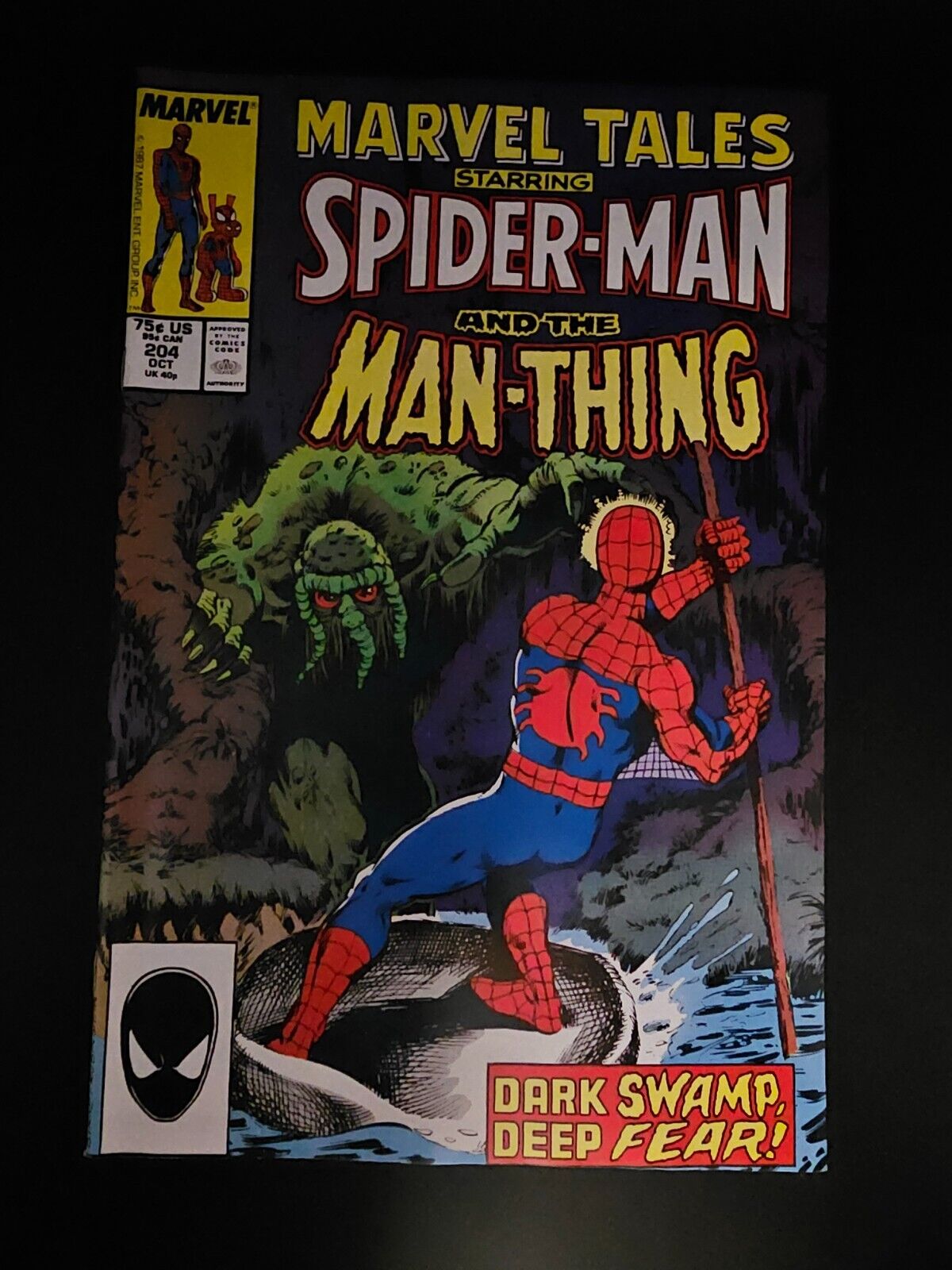 MARVEL TALES Starring SPIDER-MAN # 204 1987 RAW Reprint: Marvel Team Up #68