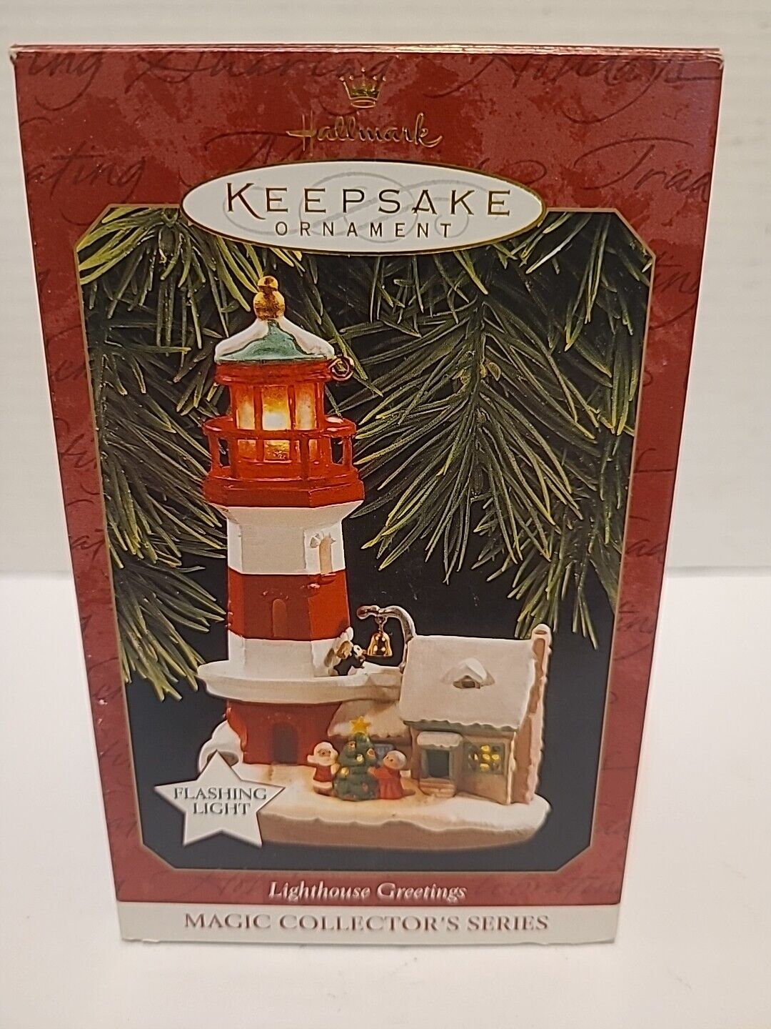 Hallmark Keepsake Lighthouse Greetings Ornament Number 1
