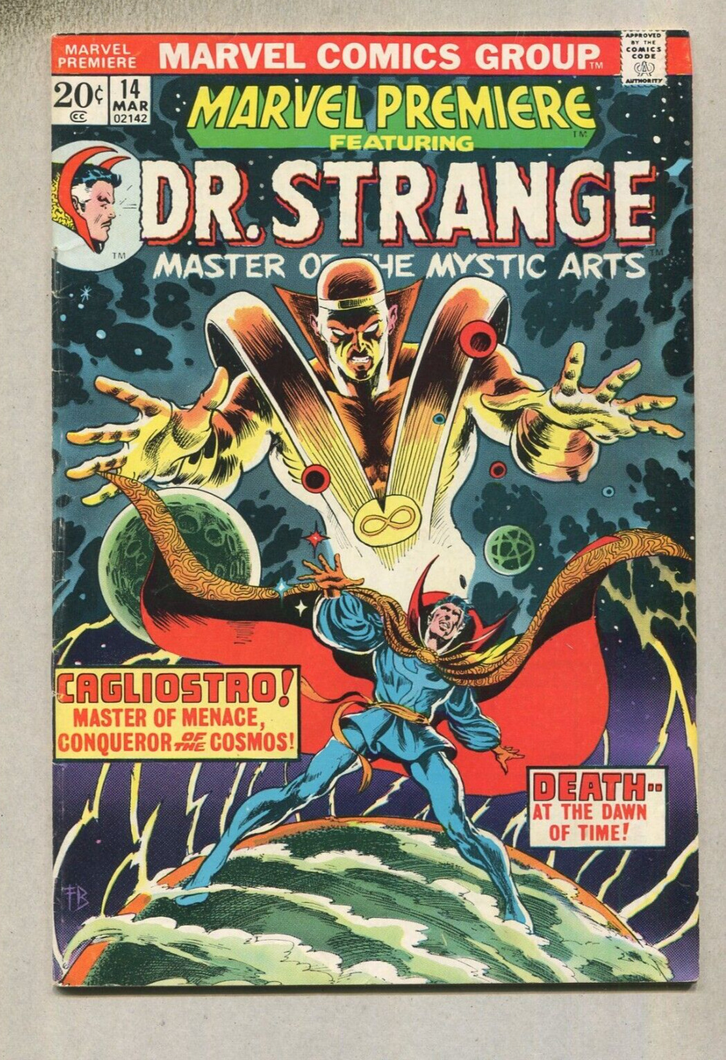Marvel Premiere: Dr. Strange #14 VG/FN  Cagliostro   Marvel Comics D1