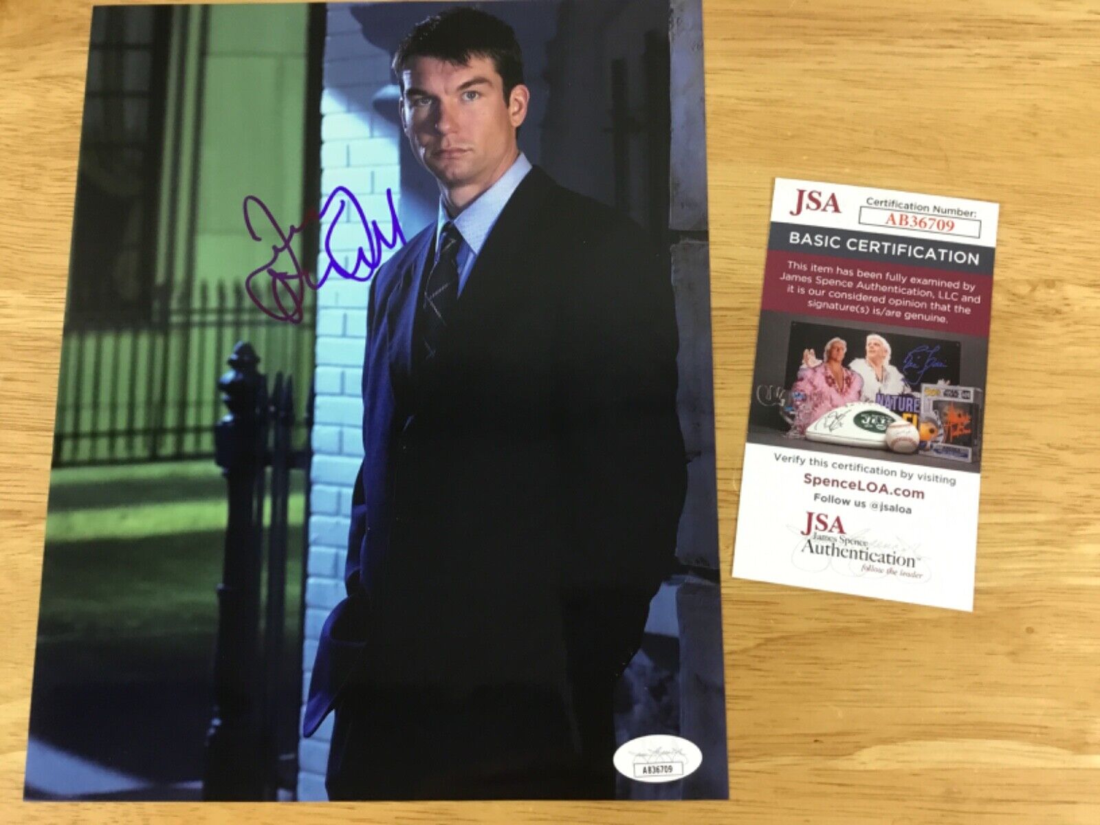 (SSG) JERRY O\'CONNELL Signed 8X10 Color Photo \